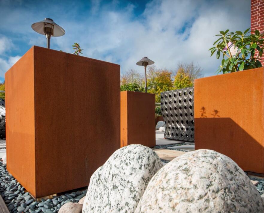 武夷山锈钢板花箱